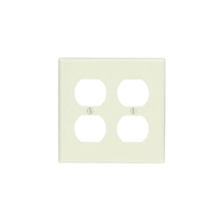 LEVITON Wallplates La Wp 2G 2Dup 78016